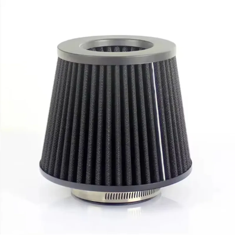 Hot sale 76mm 3inch Universal Car Air Filters Performance High Flow Cold Intake Filter Induction Kit Sport Power Mesh Cone