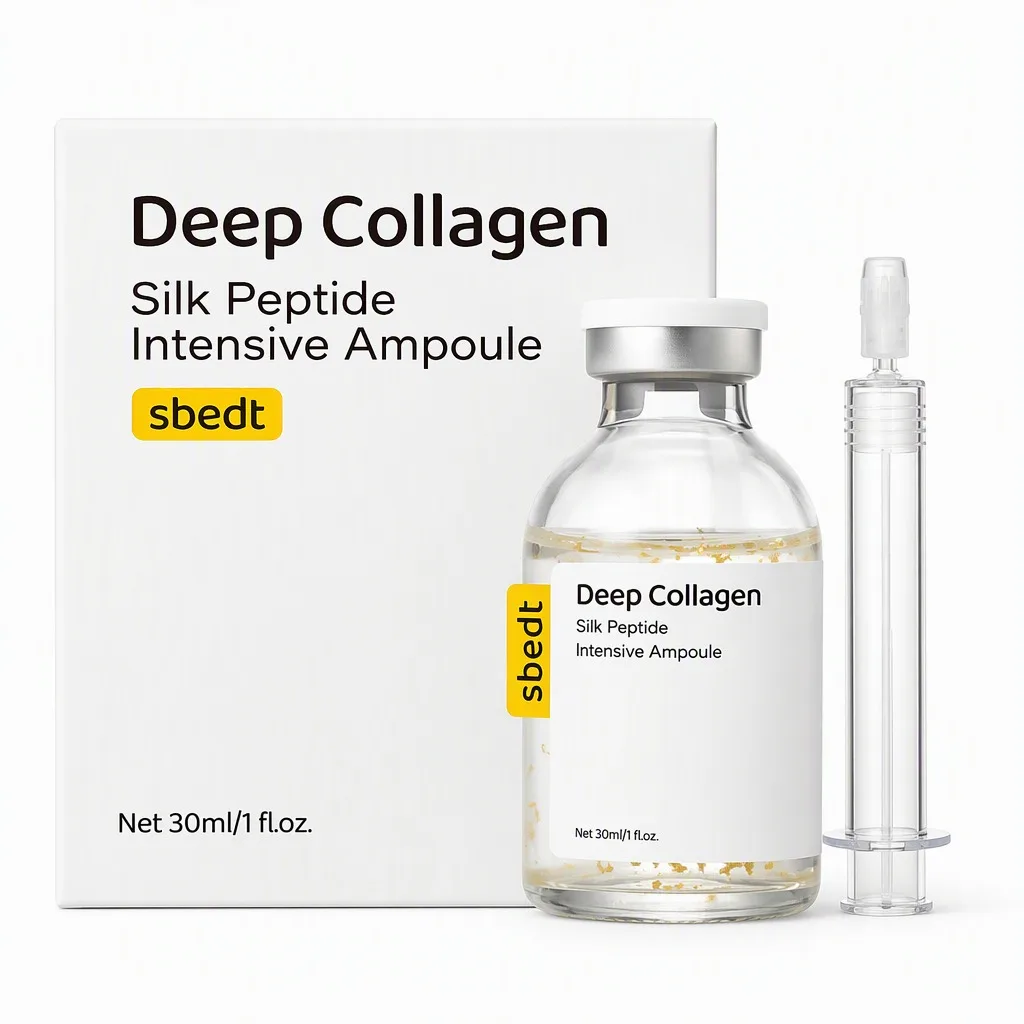 sbedt Deep Collagen Silk Peptide Ampoule Face Serum Firming Hydrating Nourishing Skin Care 30ml
