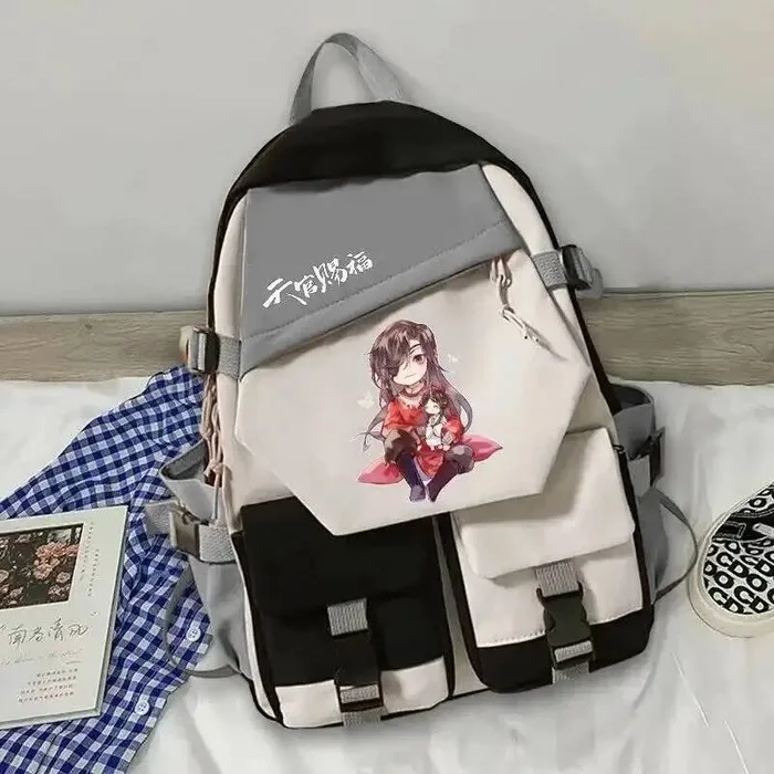

Heaven Officials Blessing Студенческие подростковые школьные сумки Рюкзаки Mochilas большой вместимости для подарка Аниме Ga