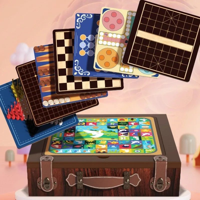 

Puzzle Children Wooden Trivial Pursuit Unhinged Montessori Education Busy Board GamesI Nteractive Toys Funny Family Table Games