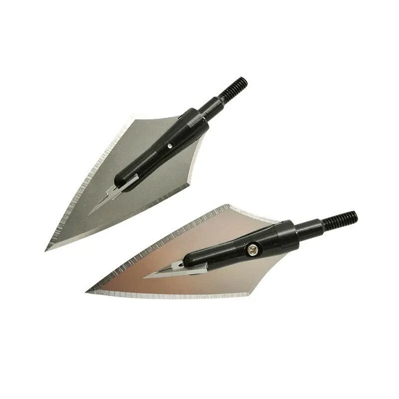 Archery blade Arrowhead 160 GrainBroadheads Stainless Steel Hunting Arrowheads Screw-In Tips Points Shooting Accessories