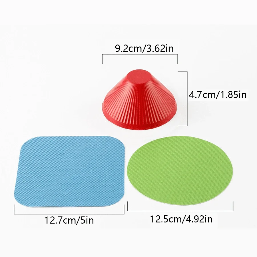 1/3 stücke Gummi Dosenöffner Glas Opener Greifer Pads Nicht-Slip Silikon Glas Greifer Für Menschen Mit Niedrigen Festigkeit küche Gadgets – Detail 3