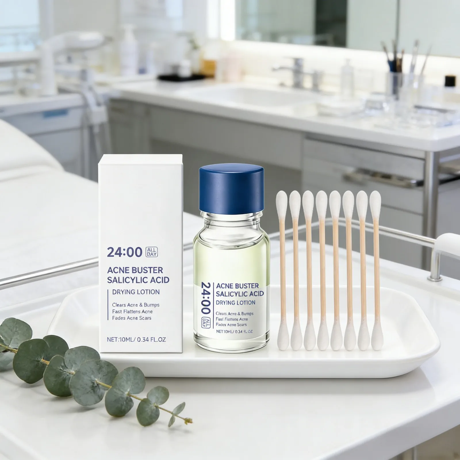 Suero de Ácido Salicílico para Eliminar el Acné, Hidratante, Eliminador de Imperfecciones, Control de Grasa, Suavizante, Elimina Cicatrices de Acné, Loción Secante 10ml