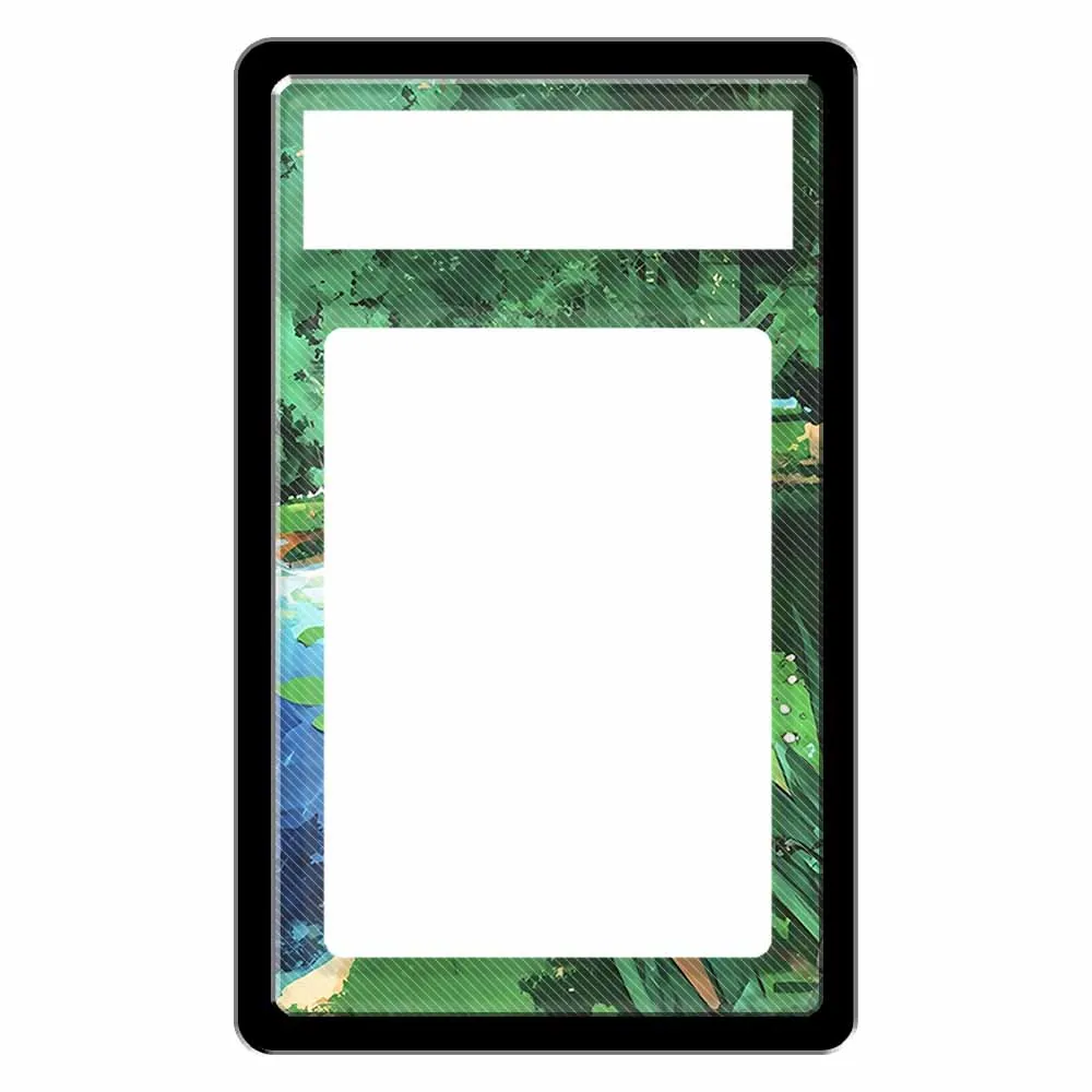 Display artistico per carta Pokemon Noibat Haunter Mewtwo Bulbasaur Snorlax Victini Wailord Ptcg Psa Scatola di immagazzinaggio Vetrina in acrilico