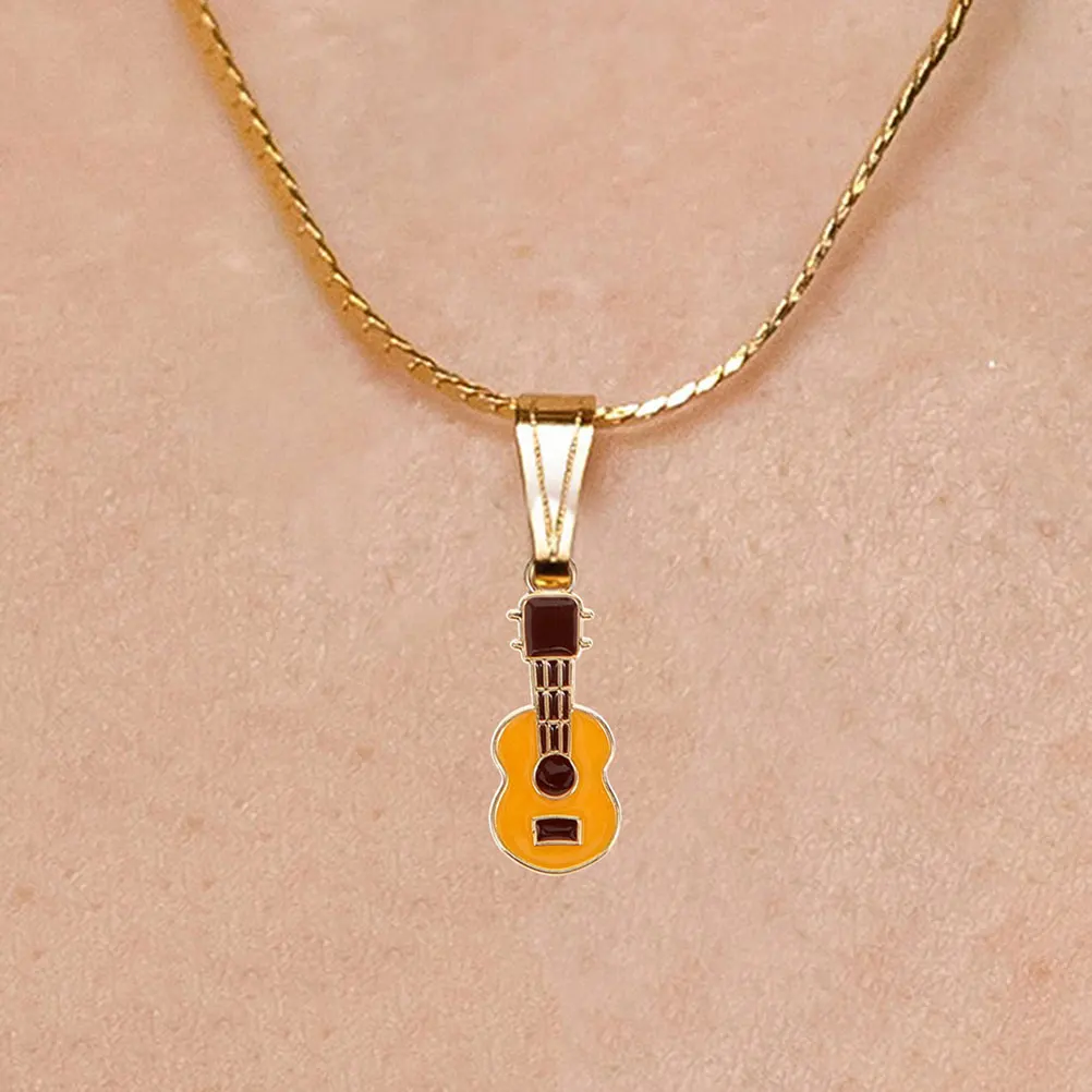 

25pcs Guitar Charms Musical Instruments Small Music Instrument Diy Jewelry Making Supply For Necklace Bracelet Keychain Craft