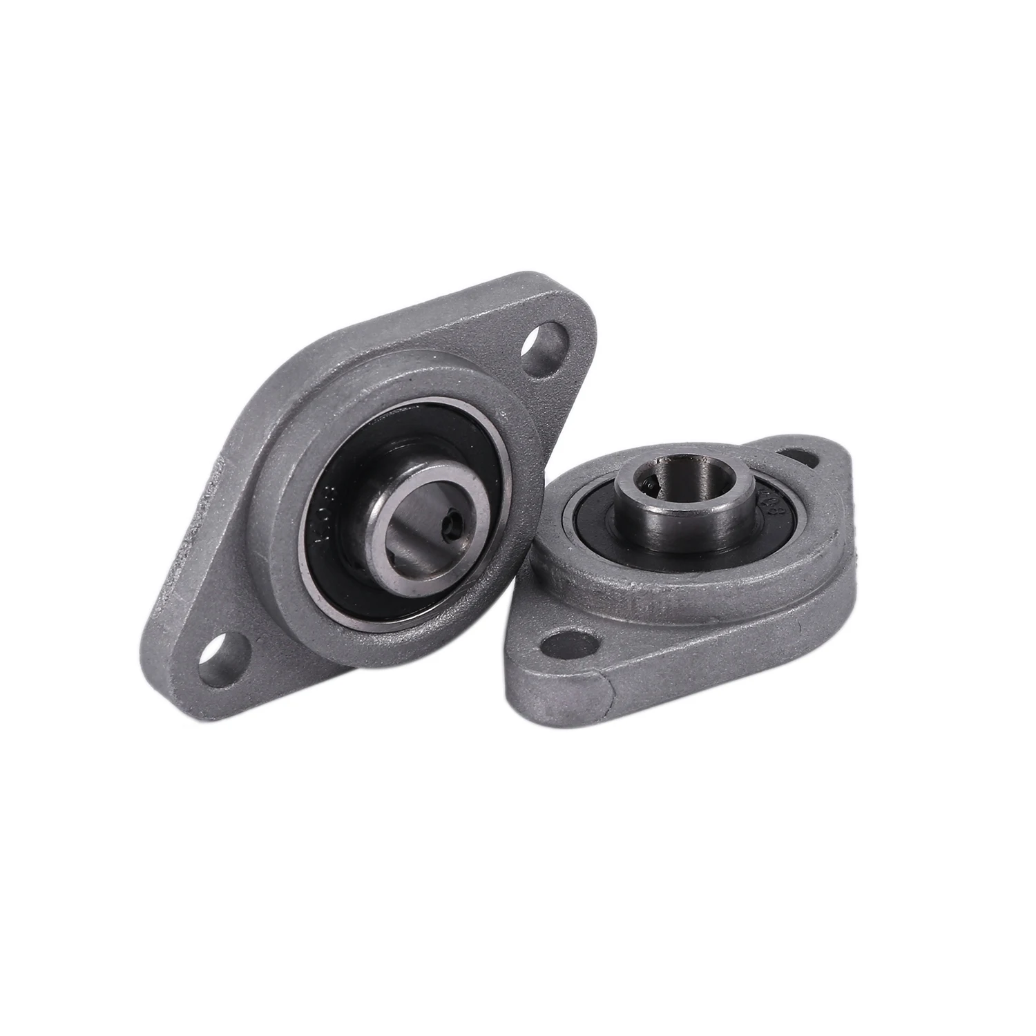 ABKJ-10 Pcs KFL08 8Mm Diameter Zinc Alloy Bearing Housing FL08 K08 Pillow Block Bearing