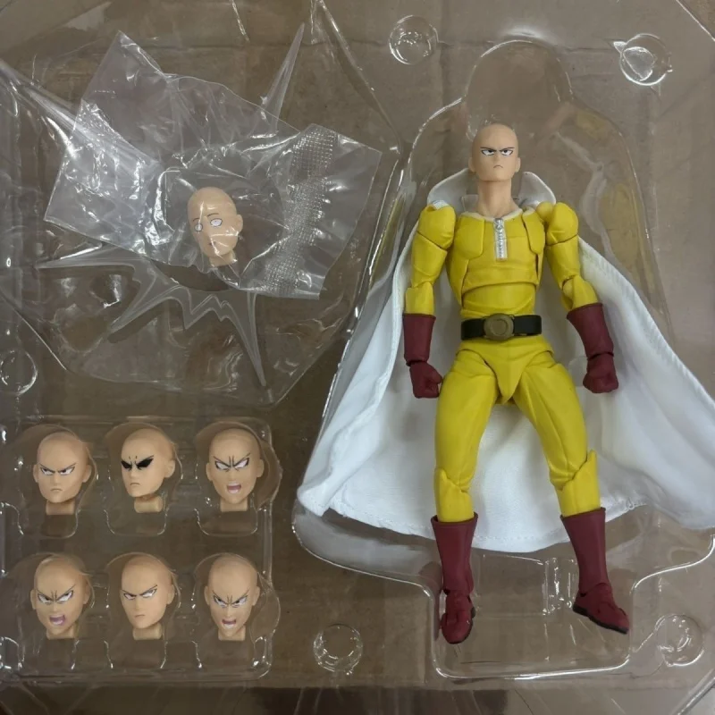 

One Punch Man Anime Figures - Kaiyodo Revoltech Amazing Yamaguchi Saitama Action Figure High-Quality Collectible Model Gift