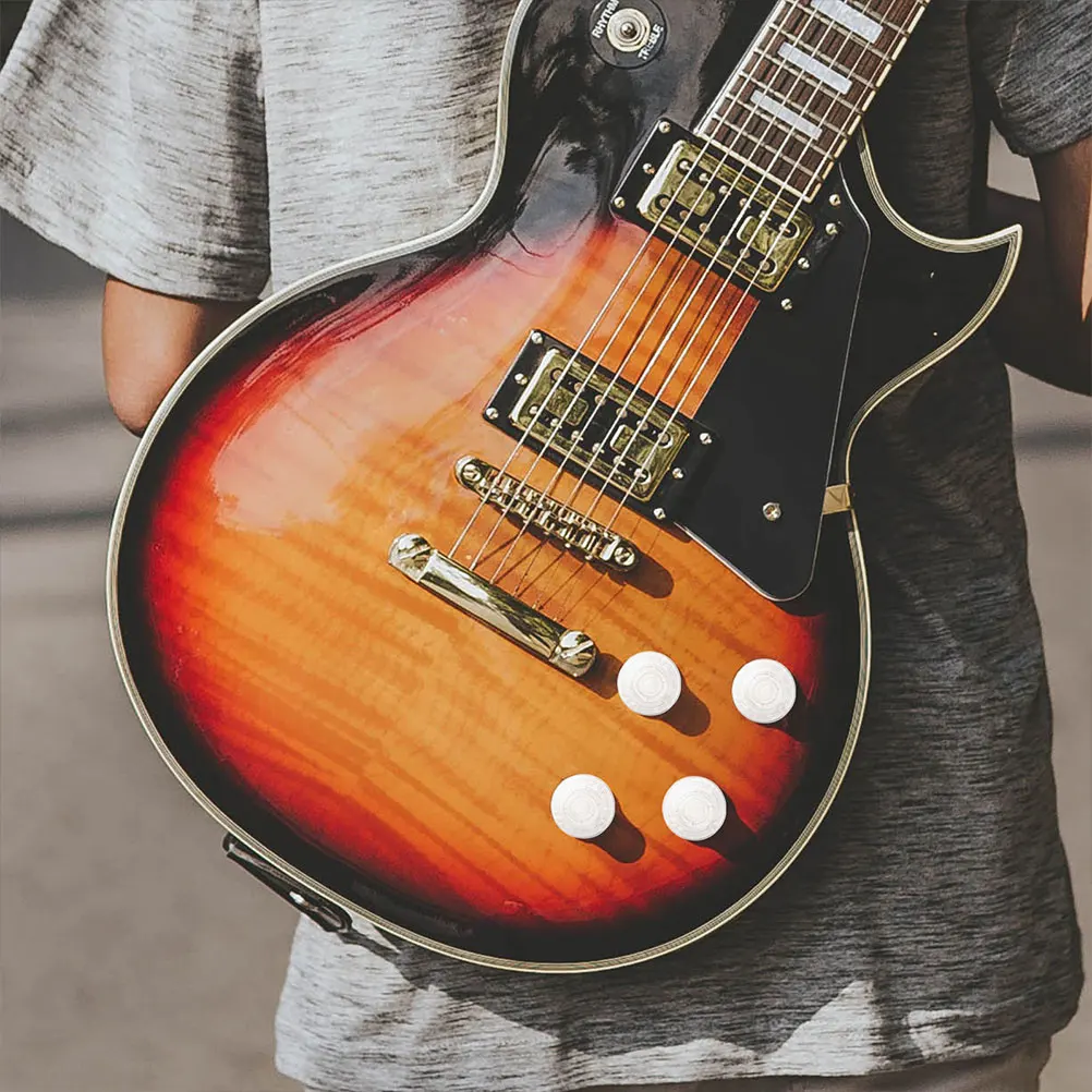 10 قطعة ملحقات تأثير الجيتار دواسة Footswitch القبعات العالية العالمية تناسب إصلاح وصيانة الغيتار الكهربائي