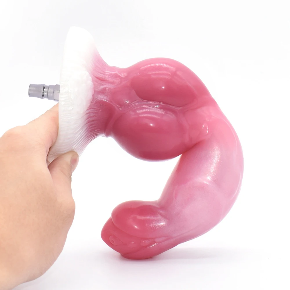 ROUGH BEAST Vac-U-Lock Simulation Silicone Animal Dildo for Sex Machine Masturbation Female Adult Multi Color Erotic Sex Toys