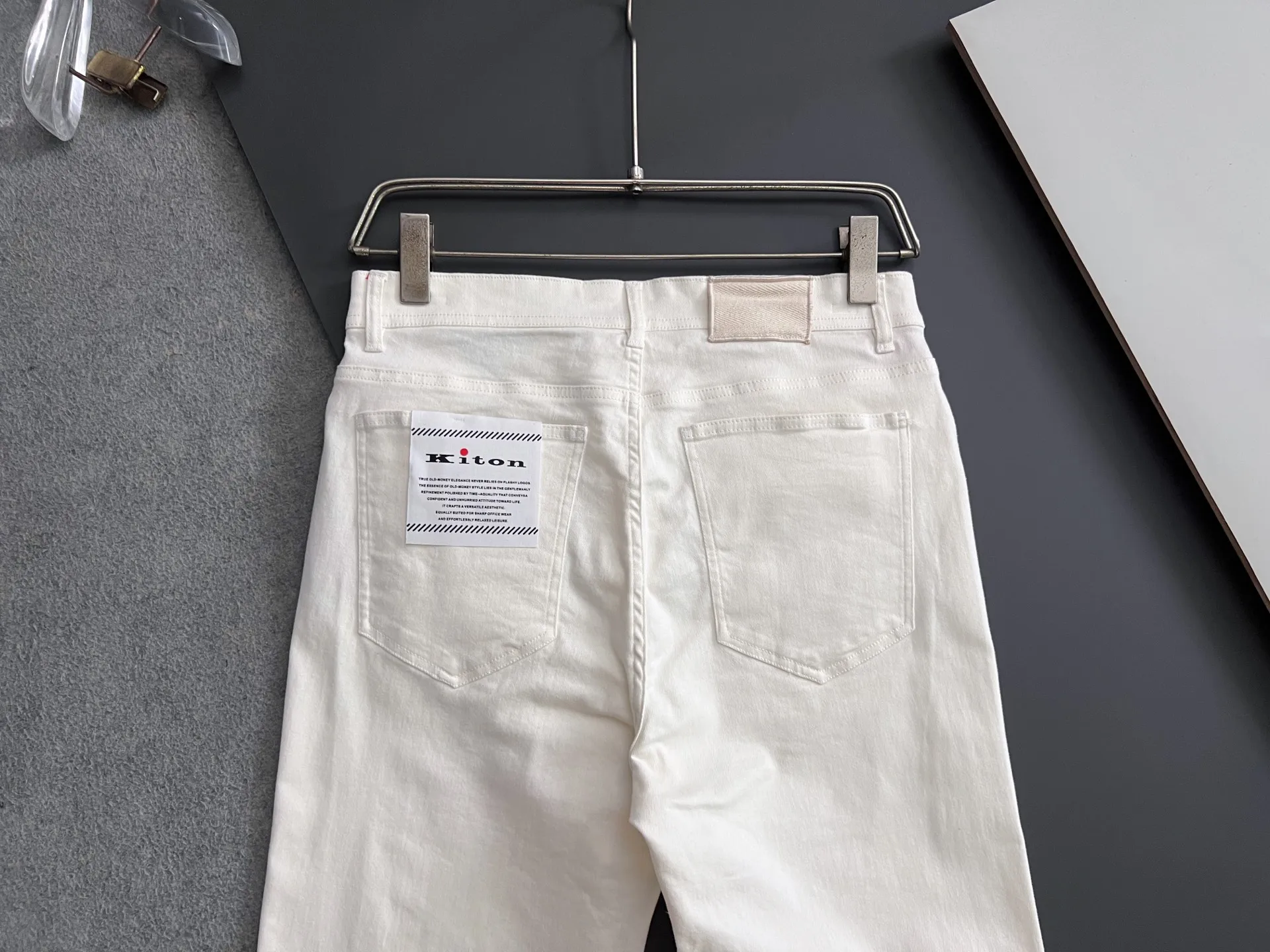 Italian Kiton Vintage Enzyme Washed 13oz Denim Jeans