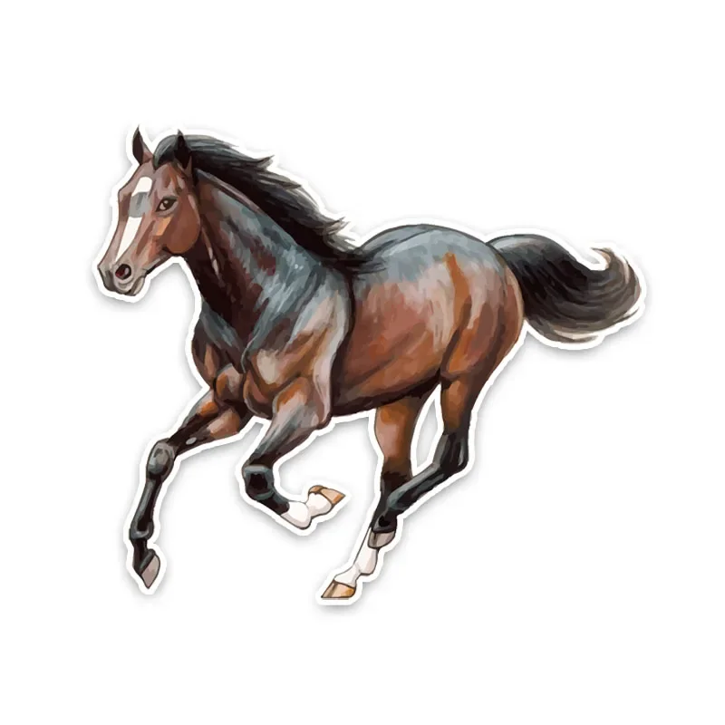 

Персонализированные автомобильные наклейки Stickers Mustang Animal декоративные Стикеры для автомобилей Waterproof and солнцезащитный ПВХ 15*13cm