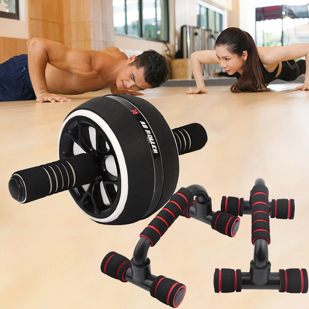 Muscle Grip Training Set with Push-Up Bar Ergonomic Muscle Training Machine Home Gym Fitness Equipment