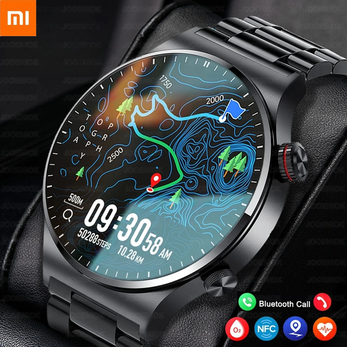 Смарт-часы Xiaomi AMOLED 390*390 HD Экран ЭКГ + PPG Сердечный ритм Bluetooth Вызов IP68 Водонепроницаемые деловые умные часы 2025 НОВИНКА