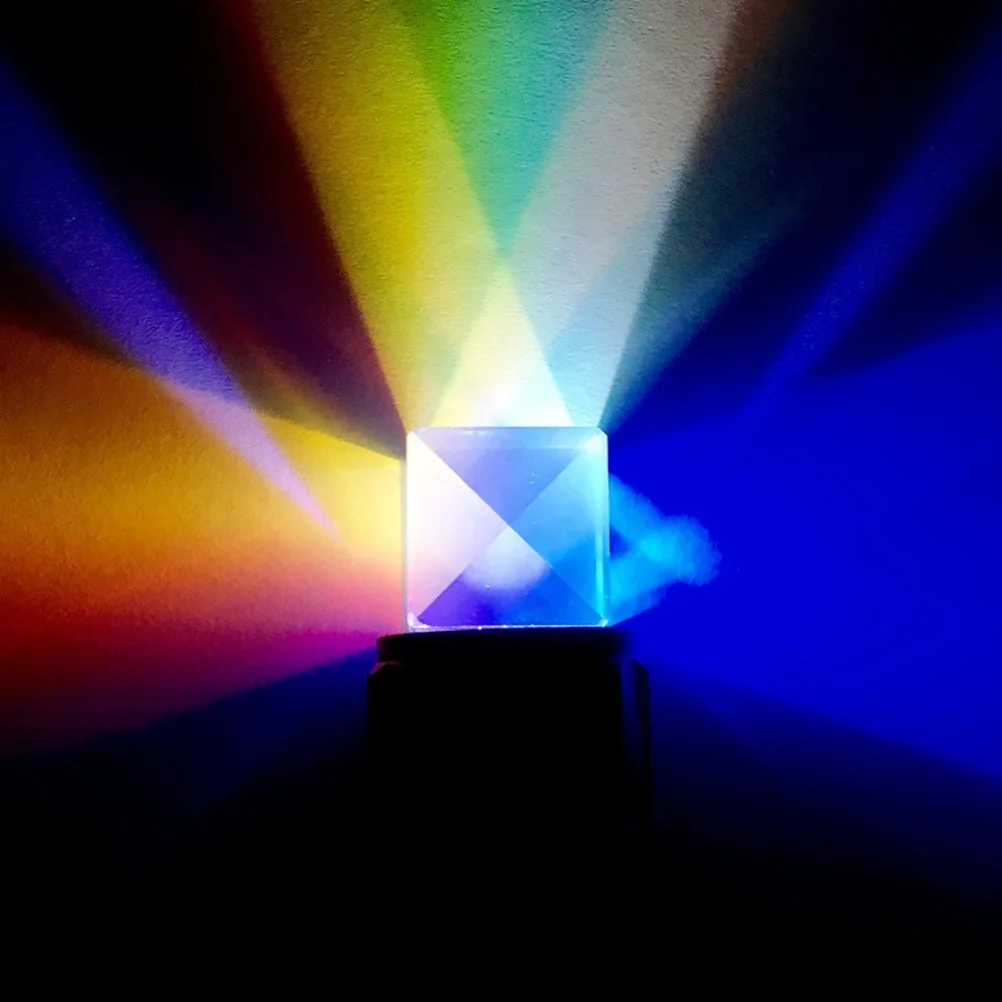 التشتت البصري X-CUBE المنشور المكعب البصري RGB مكعب الزجاج