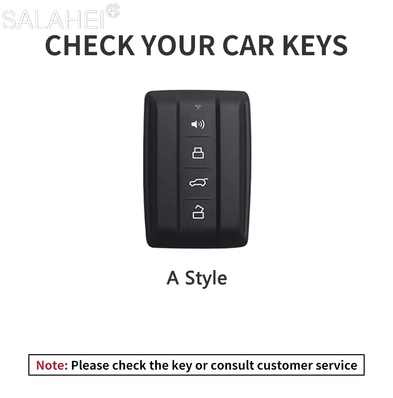 New Sheepskin Car Smart Remote Key Case Cover For Great Wall GWM WEY TANK 300 500 Tank300 Tank500 Protection Keyring Accessories