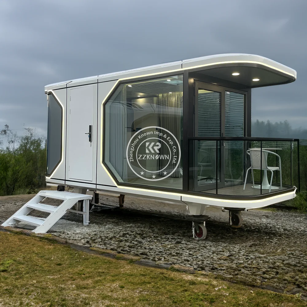 Modern Outdoor Hotel Supply Aanpassen Resorts Gebruik Draagbare Grotere Mobiele Huizen Ruimte Capsule Huis Luxe Prefab Huizen