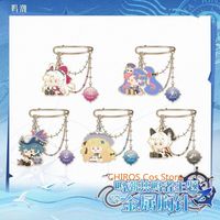 New Wuthering Waves Anime Brant Carlotta Zani ROCCIA Phoebe Metal Badge Backpack Button Clothes Collar Badge Brooch Decor Gift