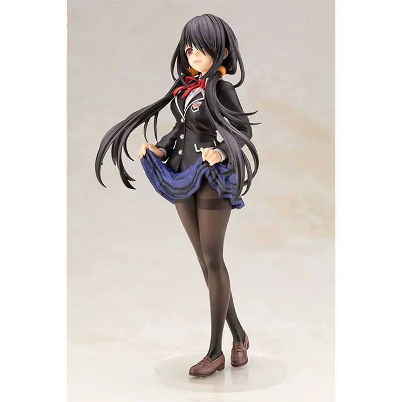 Figura Anime original Brinquedos para Crianças, DATA A LIVE Tokisaki KurumiAção Uniforme, Modelo Colecionável, Presente Menina Bonita