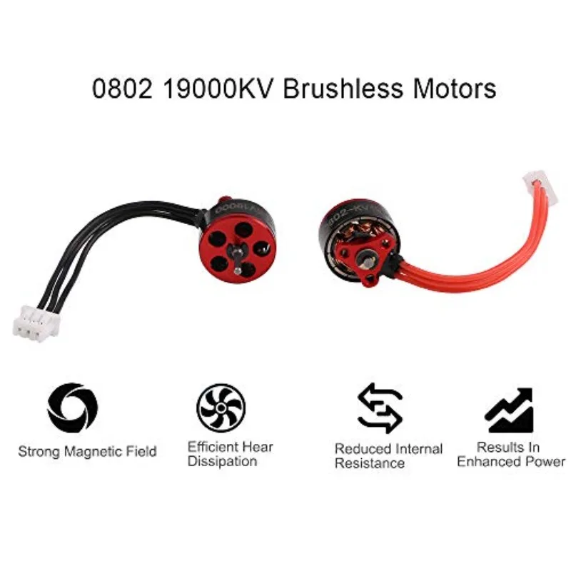 D0802 SE0802 Brushless Motor 16000 19000 25000KV For Indoor FPV Racing Tiny Quadcopter Drone Replacement Spare Parts