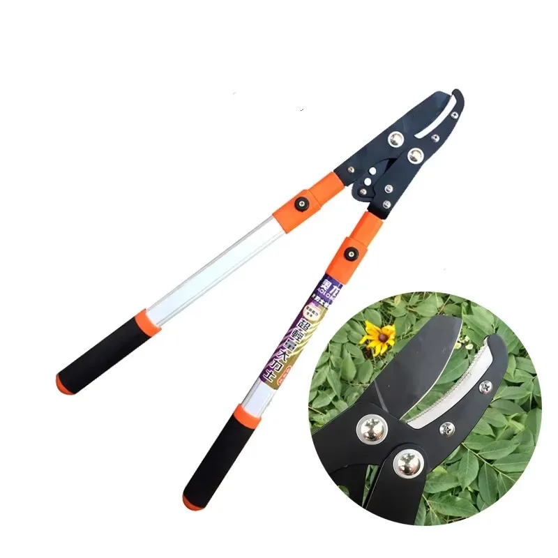 Factory Wholesale SK5 Telescopic Loppers, Aluminum Alloy Heavy Duty Pruning Shears