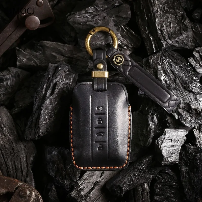 

Premium Vintage Genuine Leather Key Cover Case for Tank 300 / Tank 500 / WEY (2024) - Handmade Protective Key Fob Shell Keychain