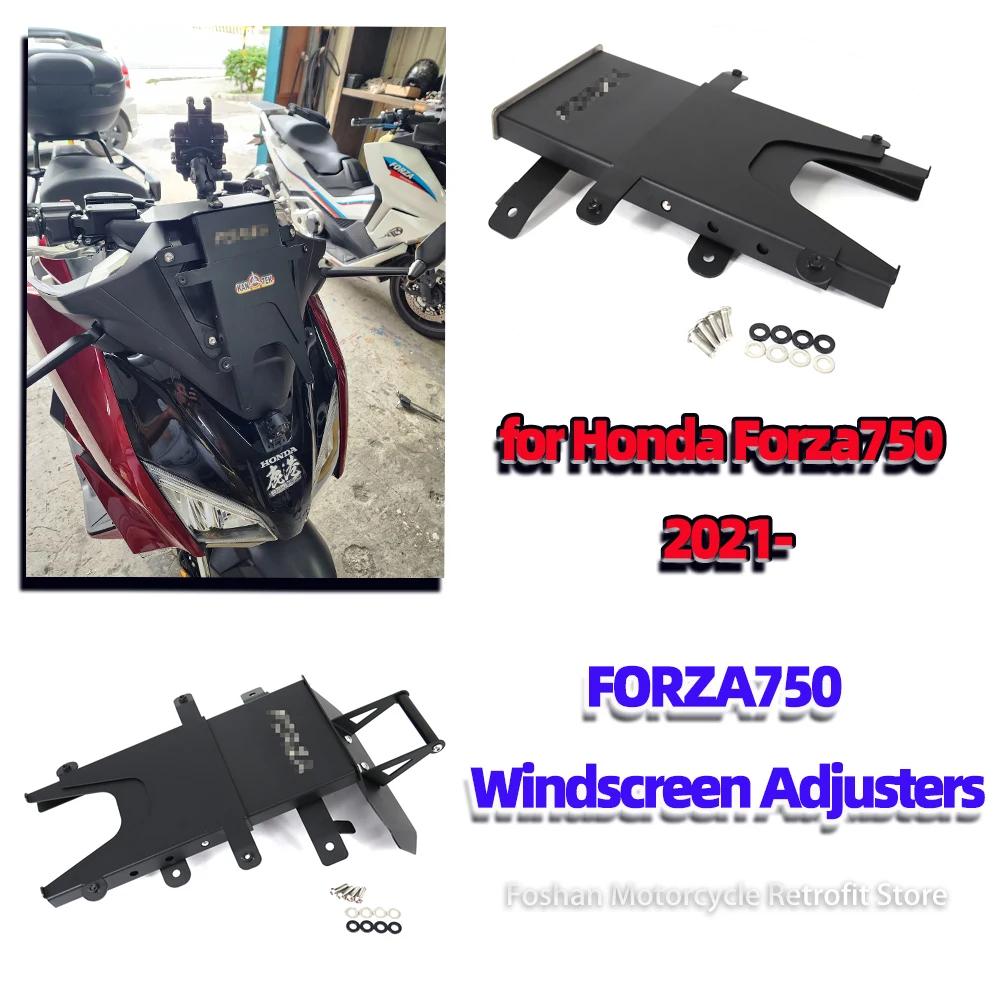 For Honda Forza 750 NSS 750 nss750 Motorcycle Modifications Parts 2021 2022 2023 FORZA750 Windscreen Adjusters Bracket