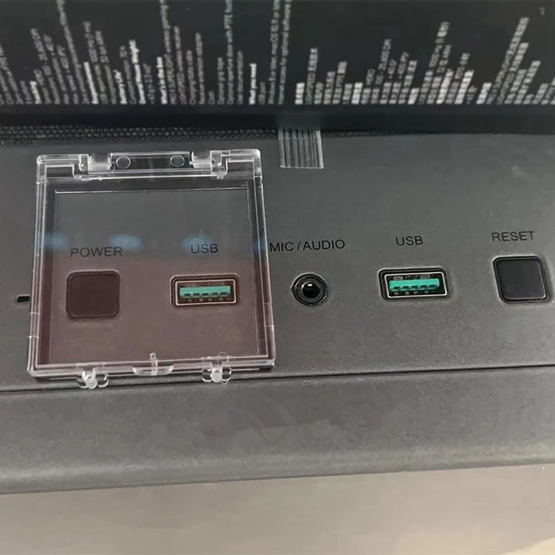 Top-PC Power Button Cover Power Button Switch Cover Staubdichte Sicherheit Power Button Switch Cover