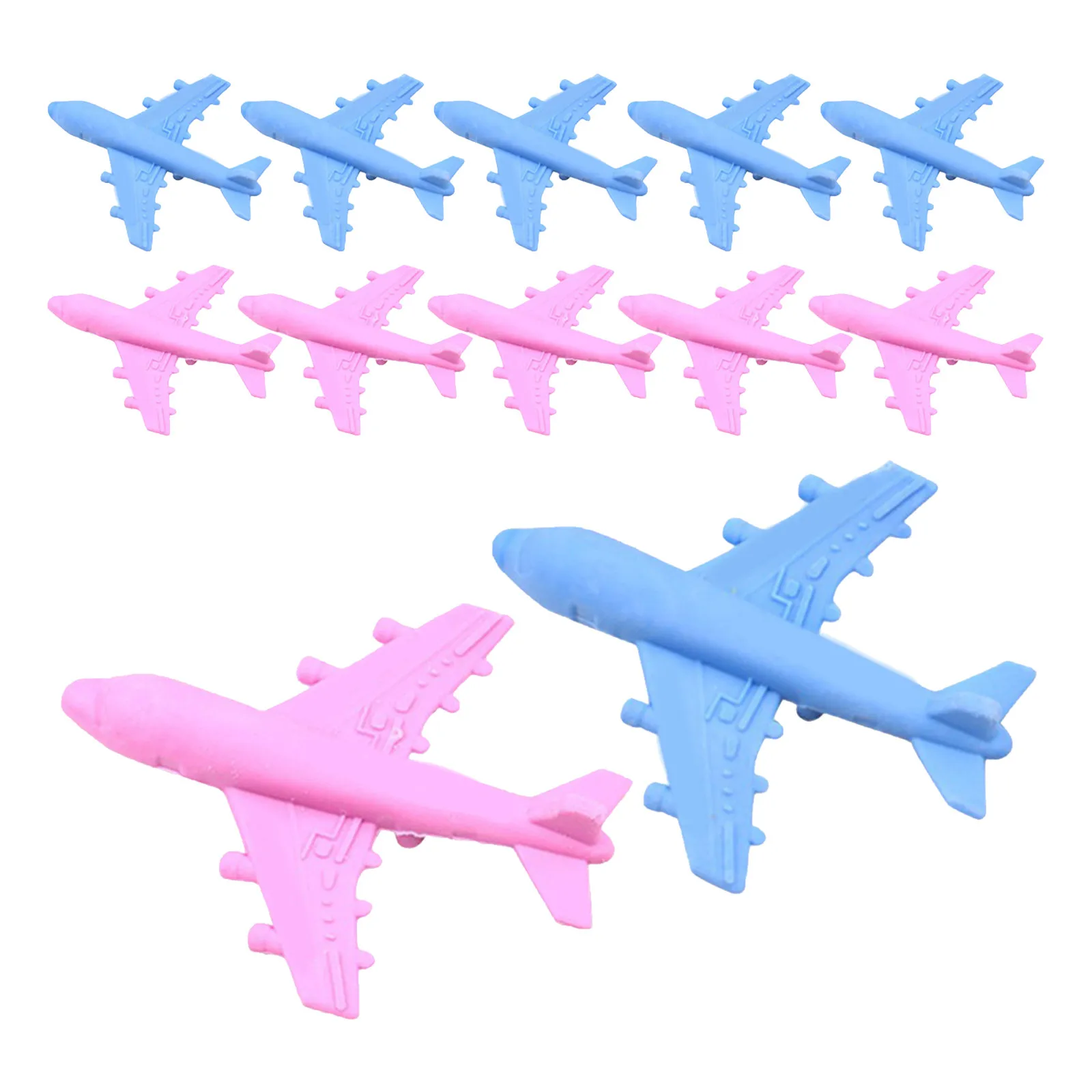 12Pcs Erasers Set Creative Rubber Erasers for Kids Charming Design Comfortable Grip Eraser Pack Educational Learning