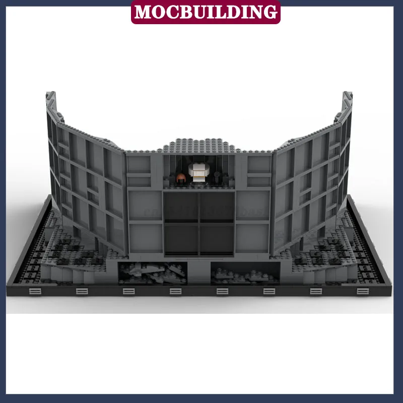 MOC Space Movies Scene Ruins Model Building Block Assembly Rock Collection Series Toy Gifts