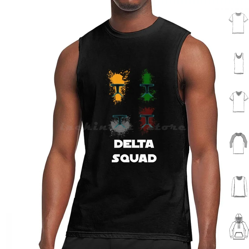 Republic Commando-Delta Squad Alt Tank Tops Vest Sleeveless Sev Delta Squad Republic Commando Scorch Fixer Sev Marchal