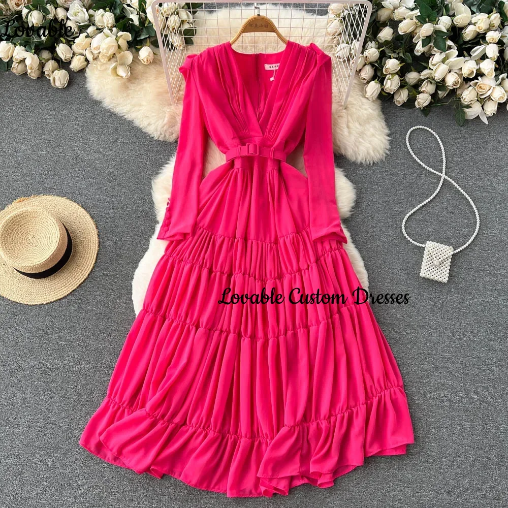 فساتين مناسبة رسمية مخصصة في دبي على شكل حرف a على شكل حرف v بطول الأرض فساتين فاخرة سهرة مكشكشة بسحاب أنيقة وجميلة