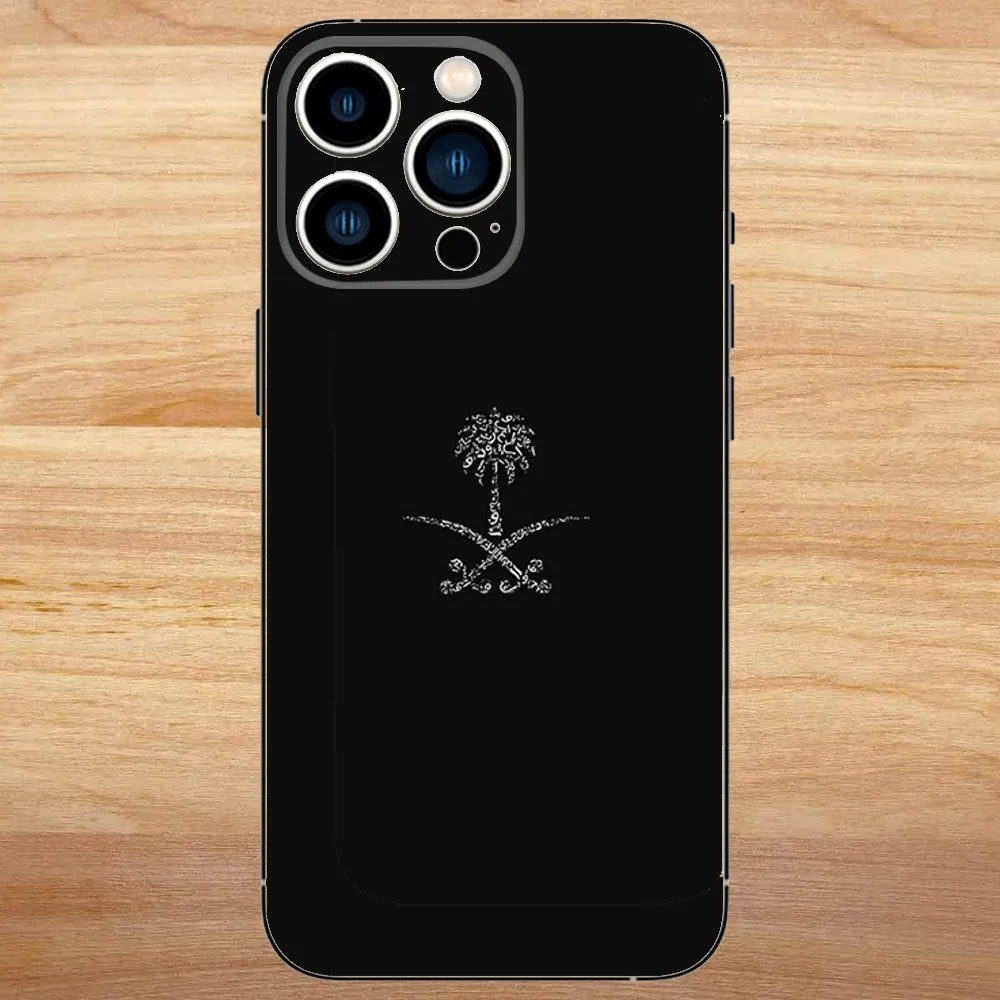 Salman of Saudi Arabia Phone Case For iPhone15,14,13,12,11,Pro,Max,Plus,Mini,X,XS,XR,8,7,6,S,Plus,SE Soft Black Case