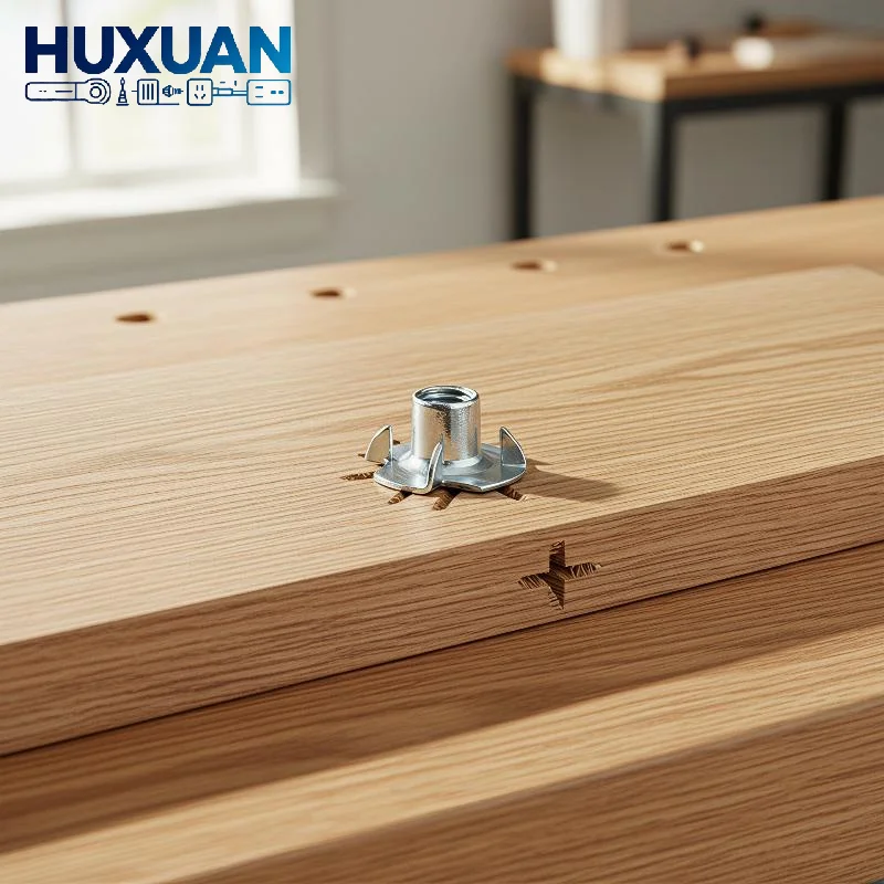 Heavy Duty 4 Impact Points Nuts 60/90/100Pcs Sturdy Hardware for Climbing Frames Cabinet Furniture DIY Projects