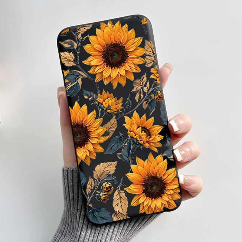 Funda negra para Nokia 105 4G 2023/106 4G 2023, carcasa para teléfono Nokia 150 2G 2023, funda suave antiarañazos con patrón de nubes coloridas