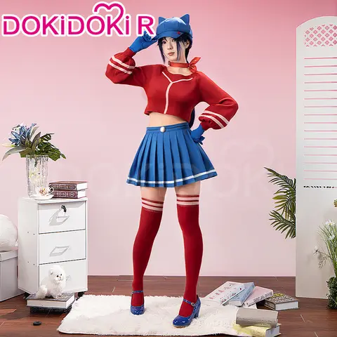 【Ready For Ship】Mita Cosplay Costume Game MiSide【S-3XL】DokiDoki-R Women Cute Dress Uniform Mita Cosplay Halloween Plus Size