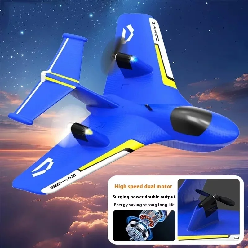 Zy-425 Aereo RC per Bambini - Aereo Telecomandato Giocattolo ad Ala Fissa per Water Land Air Play Modello Anti-Goccia Regalo per Bambini