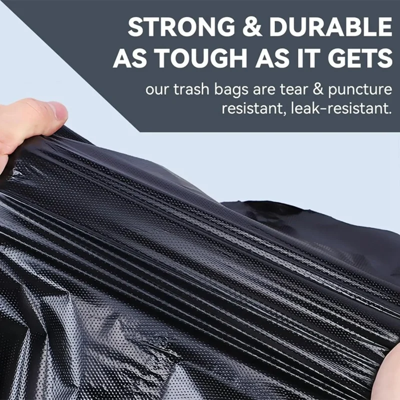 100pcs Property Management Garbage Bags Large Sanitation Garbage Bags Flat-Top, Thickened, Oversized Plastic Bags-AD23