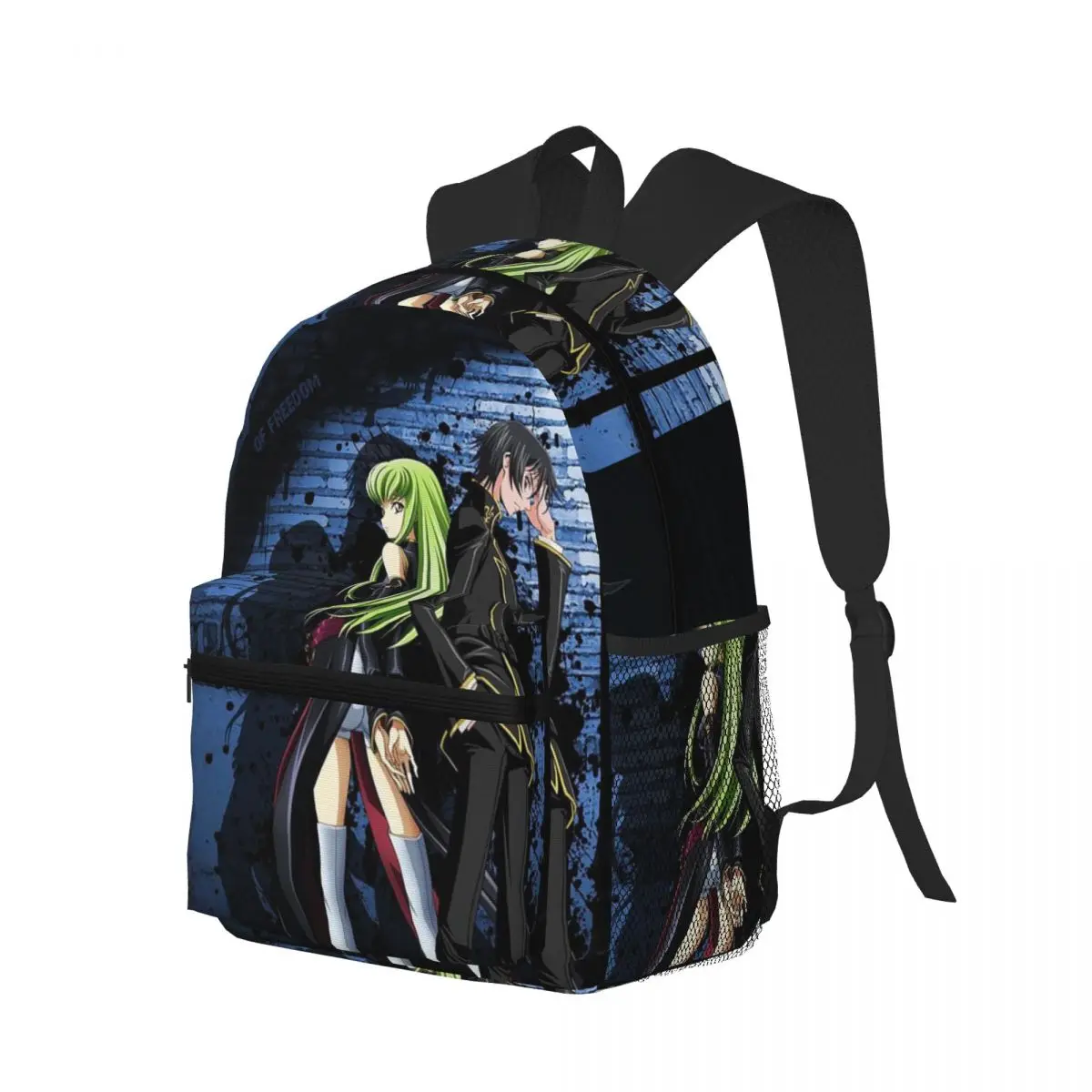 Code Geass Anime Student Backpack School Bag Hiking Travel Daypack for Men Women Bookbag Shoulder Bags