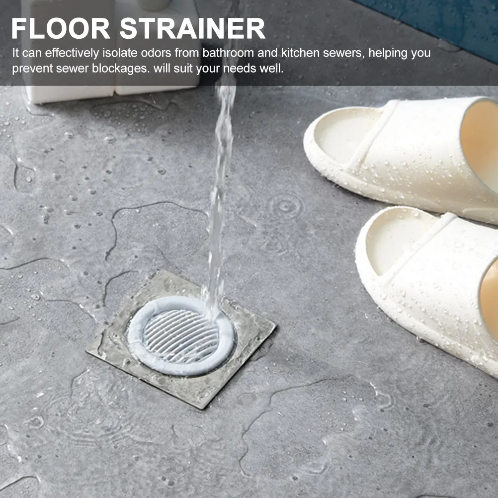 Silicone Floor Drain Plug Anti-Backflow Sewer Seal Ring for Bathroom Kitchen Toilet Floor Drain Strainer Odor Blocker Backflow