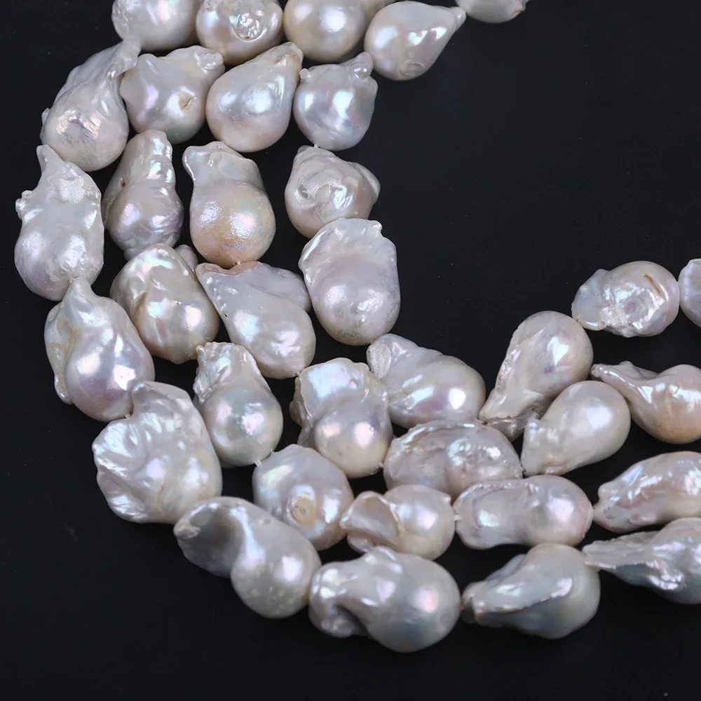 14-17mm  Big Size Natural Baroque Freshwater Pearl  Promotional Price