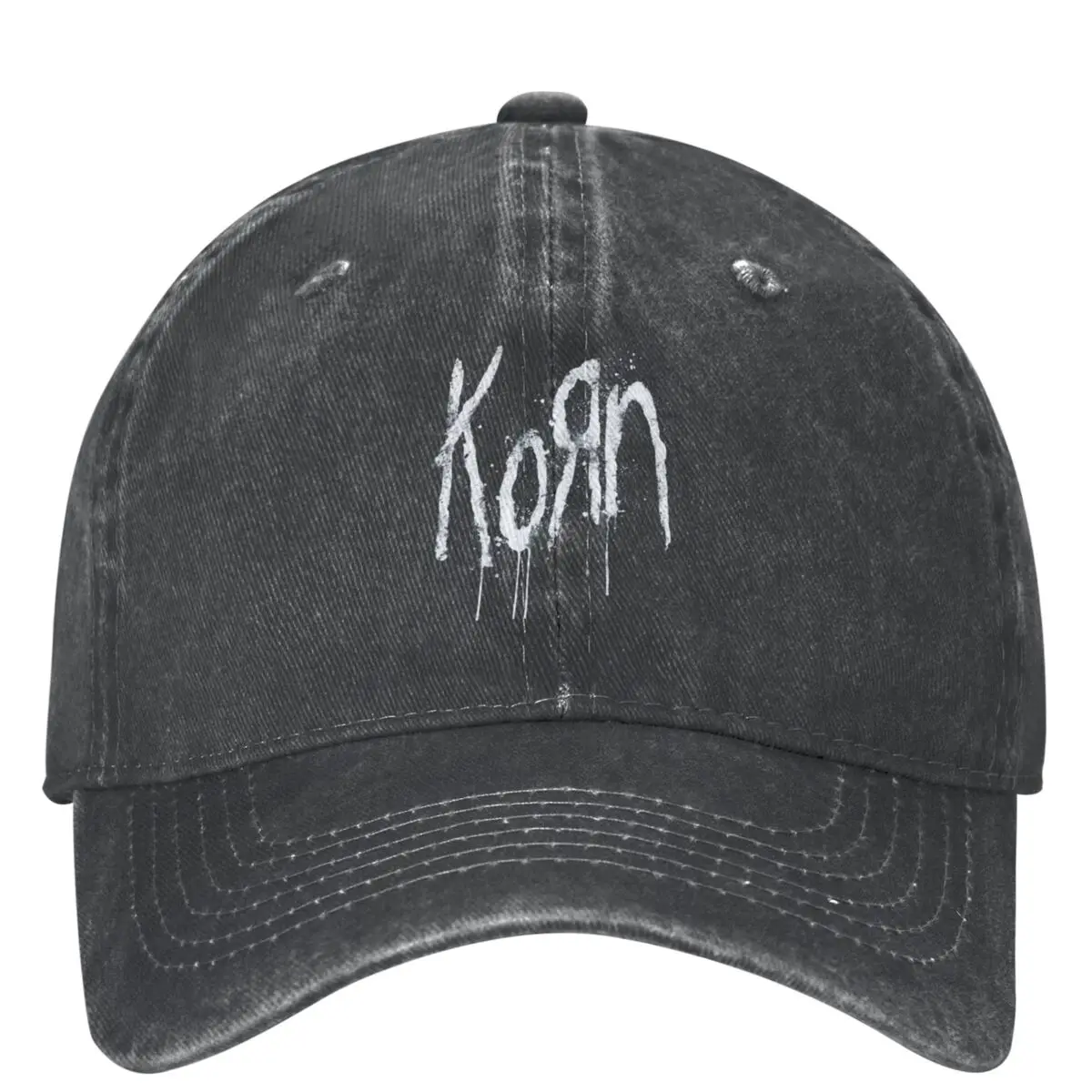 Music Streetwear Rock Band Denim Baseball Cap KORN Outdoor Gym Hip Hop Hats Spring Unisex Men Casual Sunscreen Baseball Caps