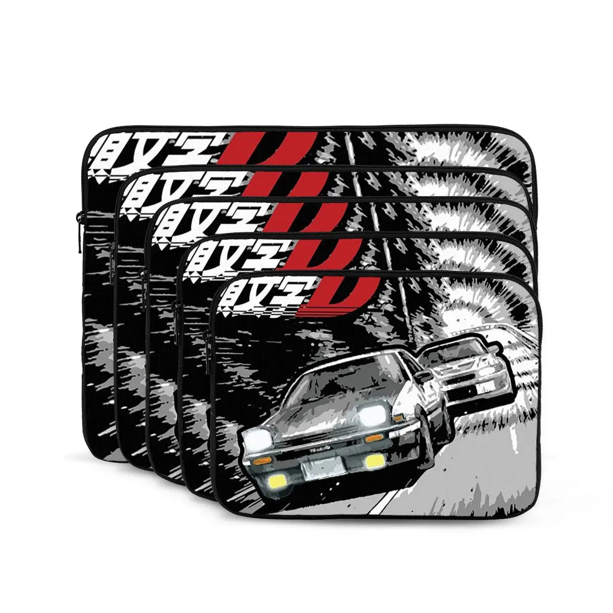 Initial D - Mountain Drift Racing AE86 Notebook Laptop Bag Case Pouch Notebook Sleeve Cover Bag Tablet Shockproof Case Bag