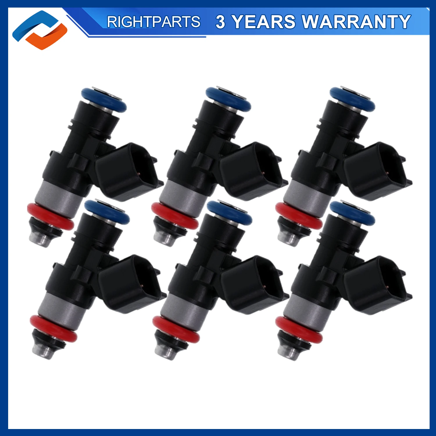 

6PCS 0280158189 Fuel Injectors For Ford Escape Fusion 3.0L 2009-2012 Mazda Tribute Mariner Milan 3.0L 2009-2011 FJ998