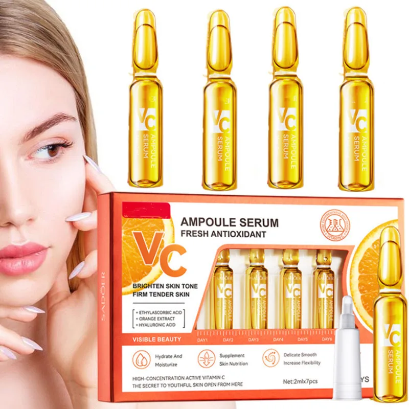 Ampoule Essence | Vitamin C Serum For Face Moisturizing Brightens Skin Repair Smooth Facial Essence Serum Facial Care Skincare