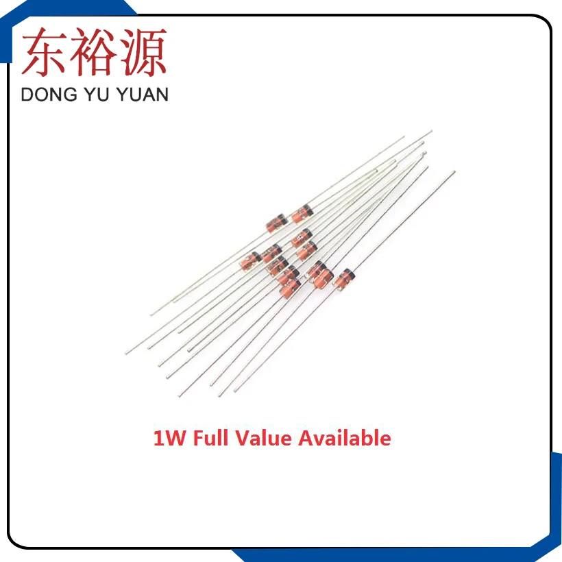 50PCS  1N/IN4727A 3V/ IN4728A 3.3V/ IN4729A/3.6V 1W Zener Diode IN4730A/3.9V IN4731A/4.3V IN4732A/4.7V IN4733A/5.1V IN4734A/5.6V