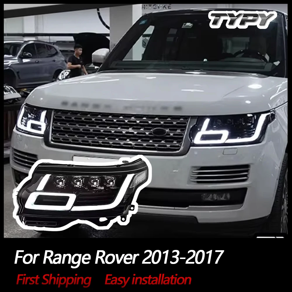 

TYPY Car Headlights For Range Rover 2013-2017 LED Car Lamps Daytime Running Lights Dynamic Turn Signals Car Accessories