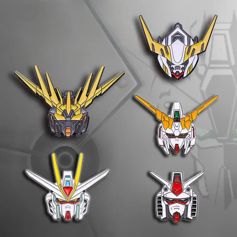 

Anime Creative Mobile Suit RX-78 Badge Cartoon Badge Clothing Pencil Case Decoration Accessories Kids Gifts