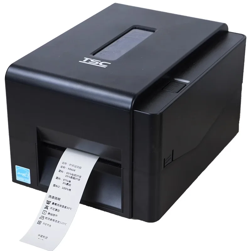 TSC TE200 Te244 Te300 Label Printer 110mm Thermal Transfer Printing Self-adhesive Barcode Printer