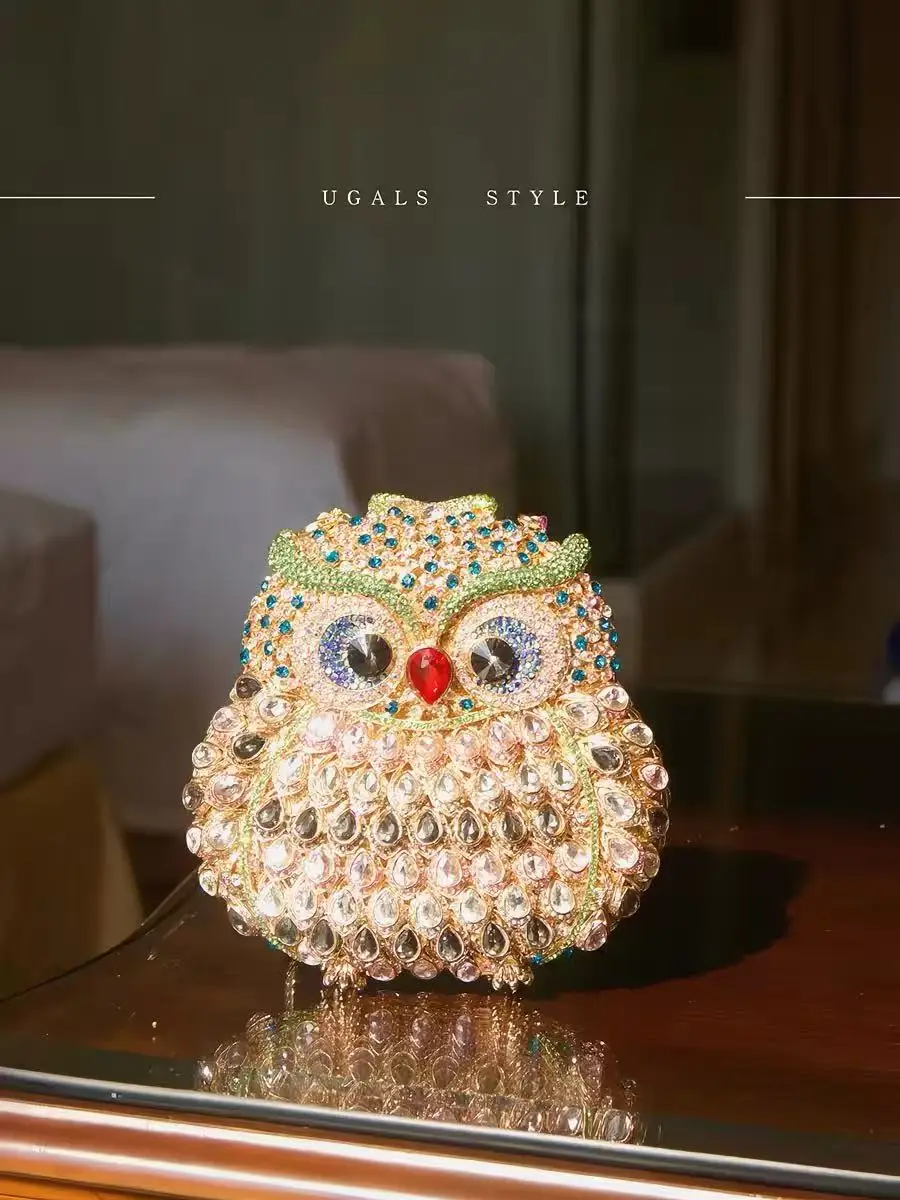 Crystal Shiny Metallic Clutch Purse High Quality Luxury Women Handbag Glitter Diamond Evening Bag Wedding Party Banquet Bag