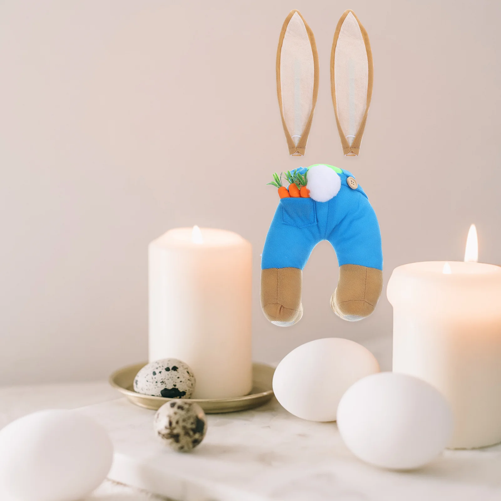

1Set Novelty Easter Bunny Wreath Decor DIY Frame Unique Well Structured Festival Decoration Bunny Decor Easter Wreath
